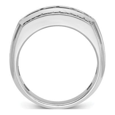 Men's 10K White Gold Diamond Ring Mounting – view 2