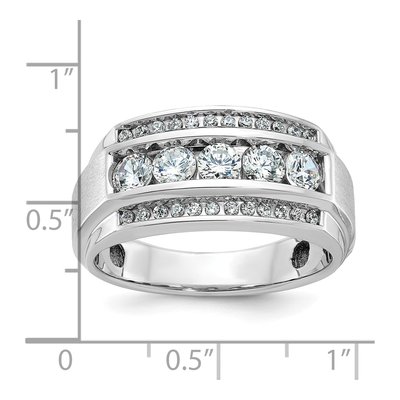 Men's 14K White Gold Diamond Ring Mounting – view 4
