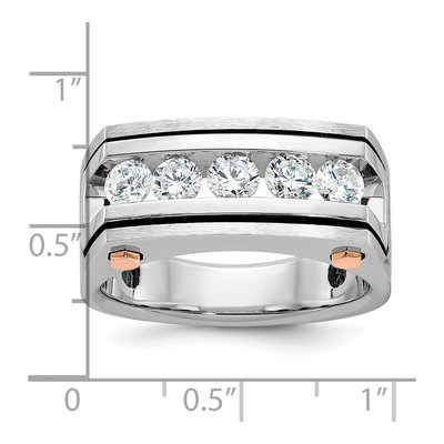 Men's 14K Two-Tone Gold Diamond Ring Mounting – view 3