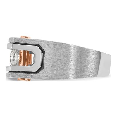 Men's 14K Two-Tone Gold Diamond Ring Mounting – view 5