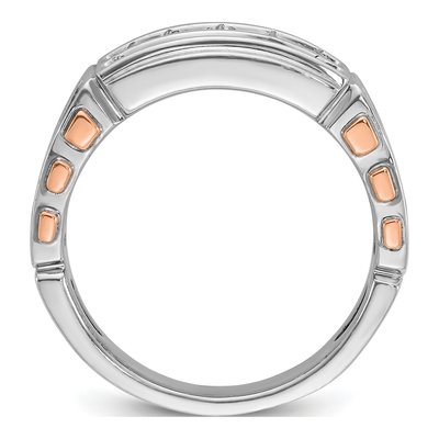 Men's 14K Two-Tone Gold Diamond Ring Mounting – view 2