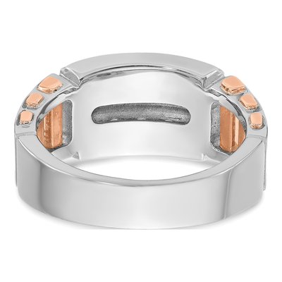 Men's 14K Two-Tone Gold Diamond Ring Mounting – view 7