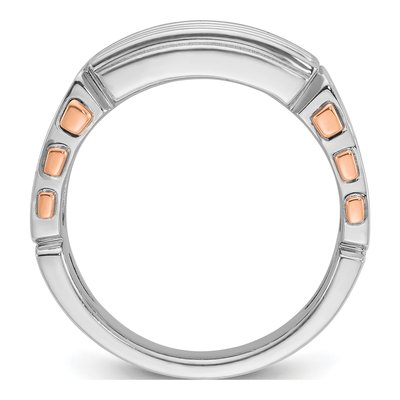 Men's 14K Two-Tone Gold Diamond Ring Mounting – view 2