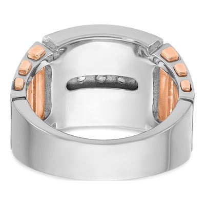 Men's 14K Two-Tone Gold Diamond Ring Mounting – view 7