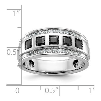 Men's 14K White Gold 1 1/5 ct tw Diamond Ring – view 3