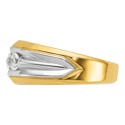 Men's 14K Two-Tone Gold Diamond Ring Mounting – view 5