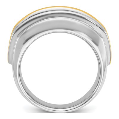 Men's 14K Two-Tone Gold Diamond Ring Mounting – view 2