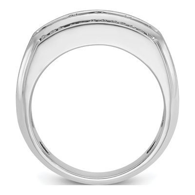 Men's 14K White Gold Diamond Ring Mounting – view 2