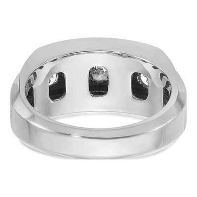 Men's 14K White Gold Diamond Ring Mounting – view 7