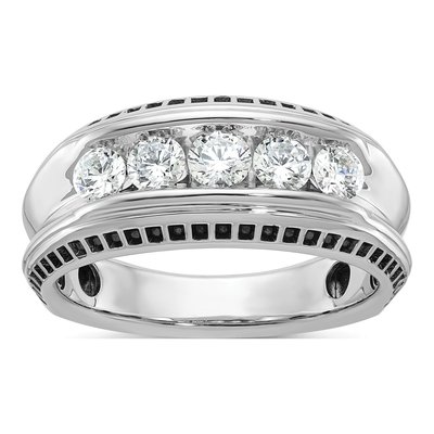 Men's 14K White Gold 1 ct tw Diamond Ring