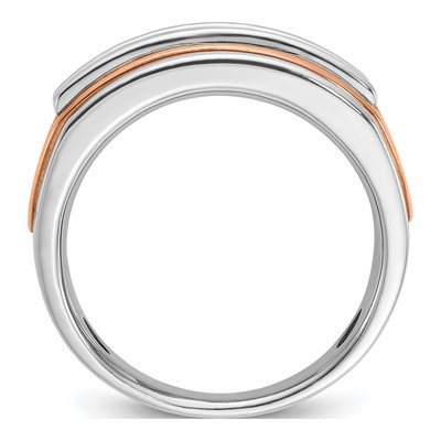 Men's 14K Two-Tone Gold Diamond Ring Mounting – view 2