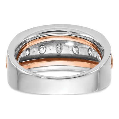 Men's 14K Two-Tone Gold Diamond Ring Mounting – view 7