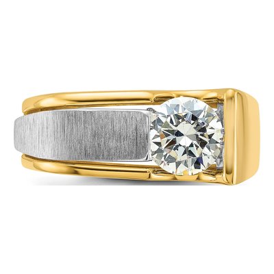 Men's 14K Two-Tone Gold 1 1/4 ct tw Lab-Grown Diamond Ring – view 4