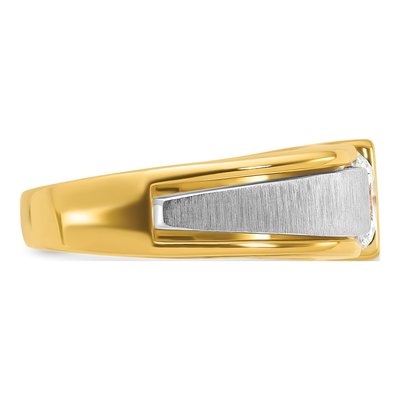 Men's 14K Two-Tone Gold 1 1/4 ct tw Lab-Grown Diamond Ring – view 7