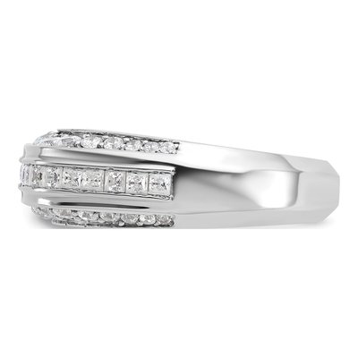 Men's 14K White Gold Diamond Ring Mounting – view 5