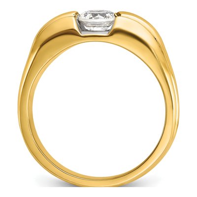 Men's 14K Yellow Gold Diamond Ring Mounting – view 2