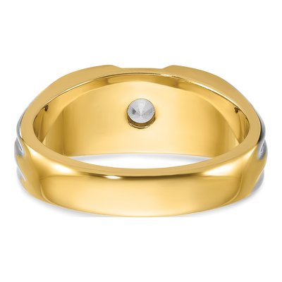 Men's 14K Yellow Gold Diamond Ring Mounting – view 7