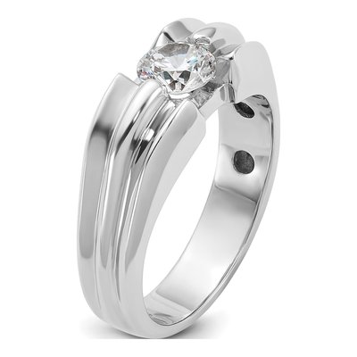 Men's 14K White Gold 1 ct tw Lab-Grown Diamond Ring – view 6