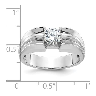 Men's 14K White Gold 1 ct tw Lab-Grown Diamond Ring – view 7