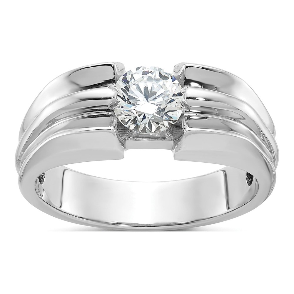 Men's 14K White Gold 1 ct tw Lab-Grown Diamond Ring