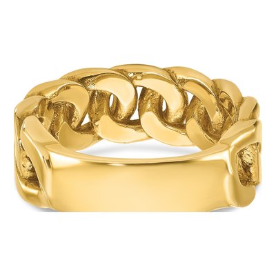 Men's 10K Yellow Gold 1/6 ct tw Diamond Ring – view 6