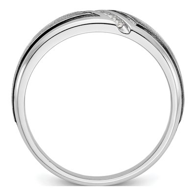 Men's 14K White Gold Diamond Ring Mounting – view 2