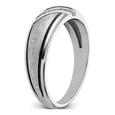 Men's 14K White Gold Diamond Ring Mounting – view 8