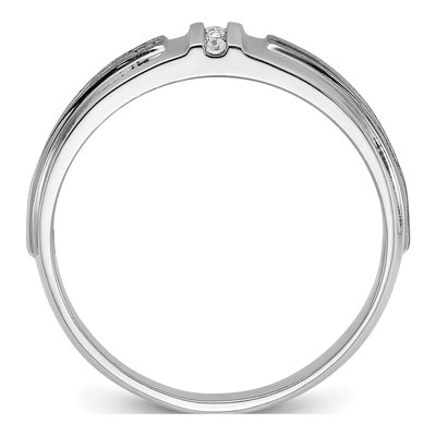 Men's 14K White Gold Diamond Ring Mounting – view 2
