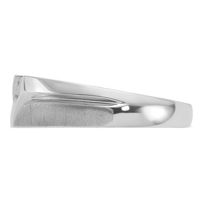 Men's 10K White Gold 5-Stone Diamond Ring Mounting – view 5