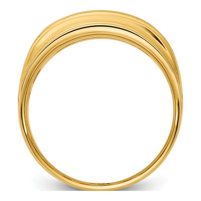 Men's 14K Yellow Gold Diamond Ring Mounting – view 2