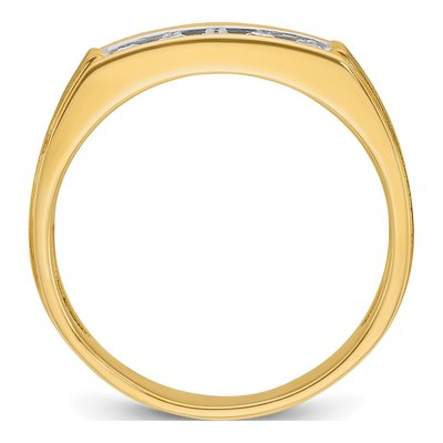 Men's 14K Yellow Gold Diamond Ring Mounting – view 2