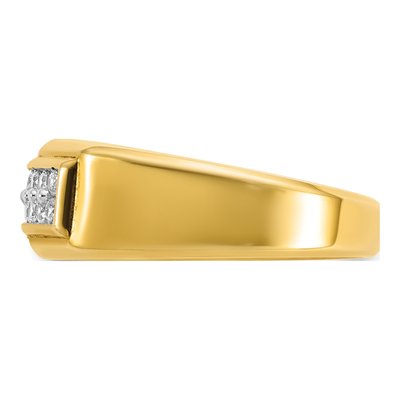 Men's 14K Yellow Gold Diamond Ring Mounting – view 5