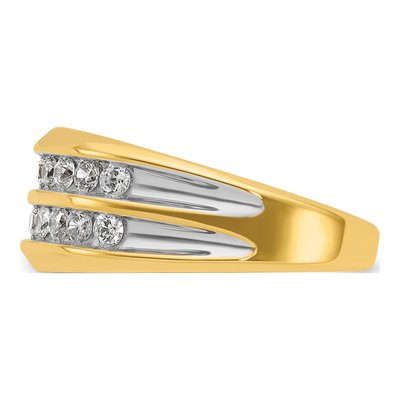 Men's 10K Yellow Gold 3/4 ct tw Diamond Ring – view 5
