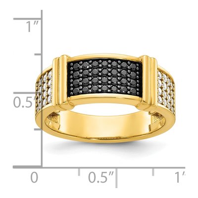 Men's 10K Yellow Gold Holds Ring Mounting – view 3