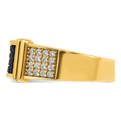 Men's 14K Yellow Gold Diamond Ring Mounting – view 3