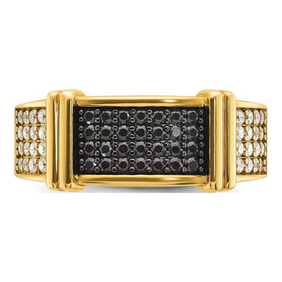 Men's 14K Yellow Gold Diamond Ring Mounting – view 4