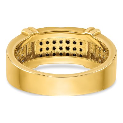 Men's 14K Yellow Gold Diamond Ring Mounting – view 5