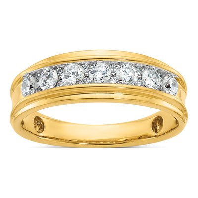 Men's 14K White Gold 7/8 ct tw Diamond Ring