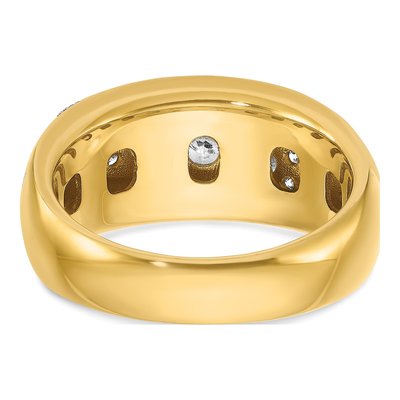 Men's 14K White Gold 1 ct tw Diamond Milgrain Ring – view 6