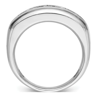 Men's 14K White Gold Diamond 5-Stone Ring Mounting – view 2