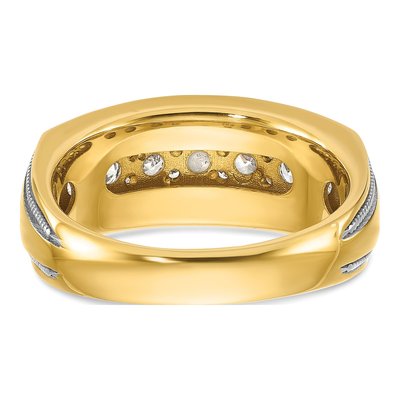 Men's 14K Yellow Gold 1 ct tw Diamond Ring – view 5