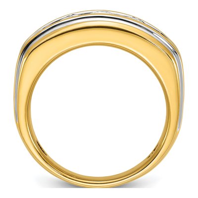 Men's 14K Yellow Gold 1 ct tw Lab-Grown Diamond Ring – view 2