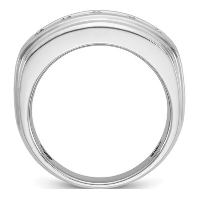 Men's 10K White Gold Diamond Ring Mounting – view 2