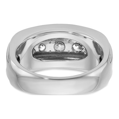 Men's 14K White Gold Diamond Ring Mounting – view 7