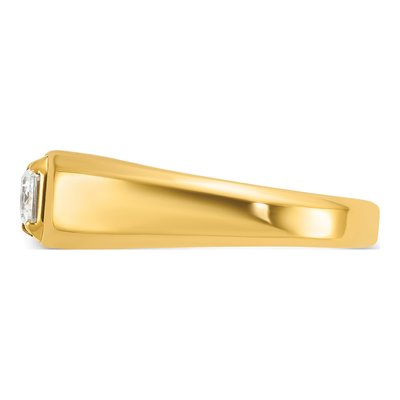 Men's 14K Yellow Gold 1 ct tw Lab-Grown Diamond Ring – view 4