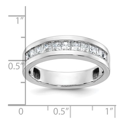 Men's 14K White Gold Diamond Ring Mounting – view 3