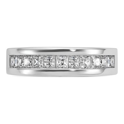 Men's 14K White Gold Diamond Ring Mounting – view 6