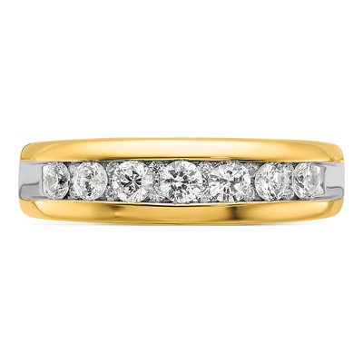 Men's 14K Yellow Gold 1 1/2 ct tw Lab-Grown Diamond Ring – view 4