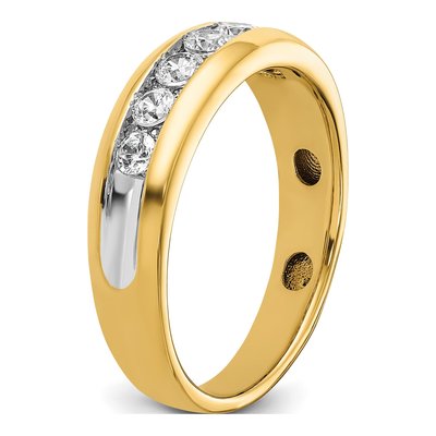 Men's 14K Yellow Gold 1 1/2 ct tw Lab-Grown Diamond Ring – view 6