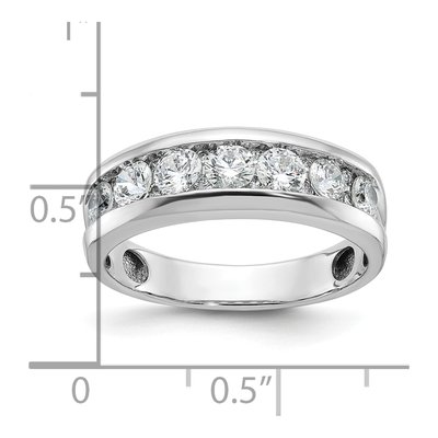 Men's 14K White Gold Diamond Ring Mounting – view 3
